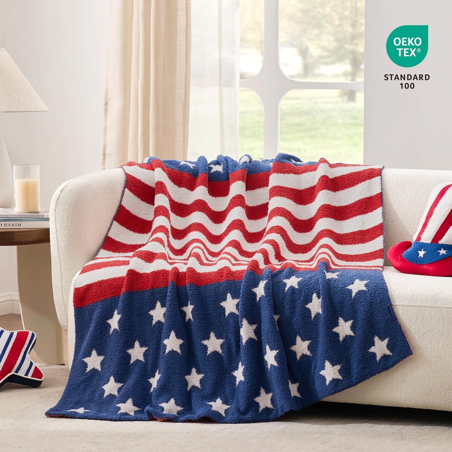 Checkered Microfiber Throw Blanket Soft Couch Sofa Bed Decorative Blanket