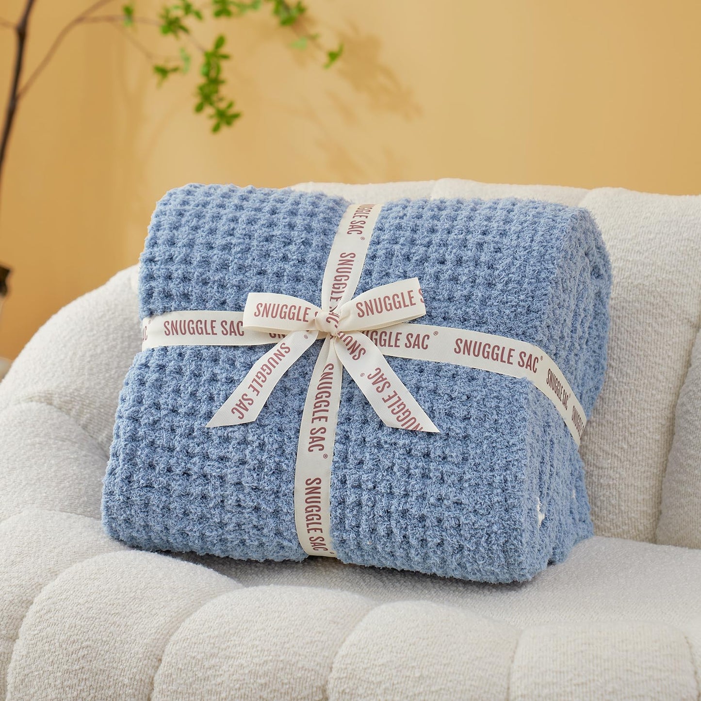 Waffle Throw Blanket Ultra Soft Lightweight Couch Bed Sofa Blanket
