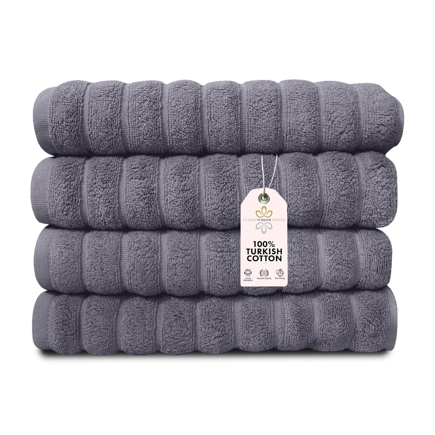 Turkish Cotton Luxury Towel Set Ultra Absorbent Spa Bath Towels