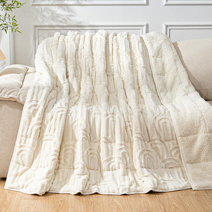 Cottonblue Fleece Sherpa Weighted Blanket