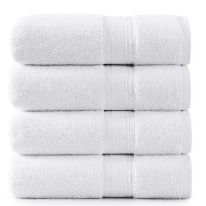 Zero Twist Cotton Bath Towel Set Quick Dry Ultra Absorbent Soft Towels