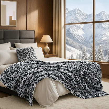 Faux Fur Sherpa Throw Blanket Double Sided Soft Fluffy Warm Couch Bed Blanket