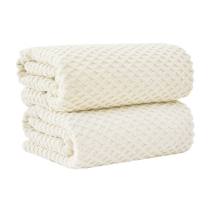 Quick Dry Cotton Bath Towel Set Absorbent Durable Bathroom Towels
