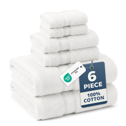 Zero Twist Cotton Bath Towel Set Quick Dry Ultra Absorbent Soft Towels