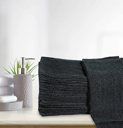 Cotton Washcloth Set 400 GSM Soft Face Body Towels 12x12 12 Pack