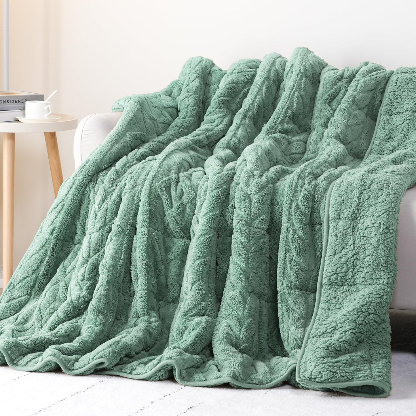 Cottonblue Fleece Sherpa Weighted Blanket