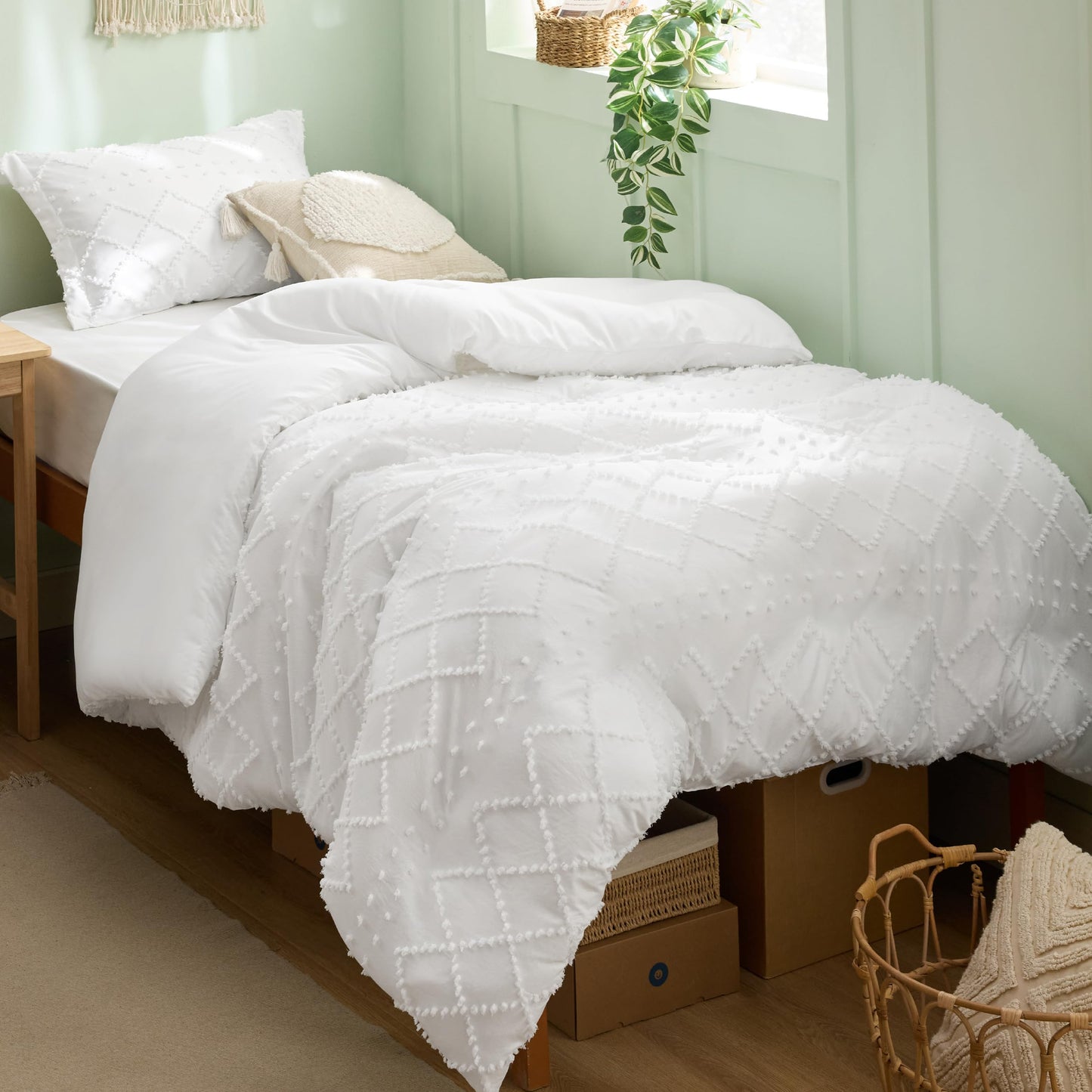 Boho Duvet Cover Soft Breathable All Season Bedding Machine Washable