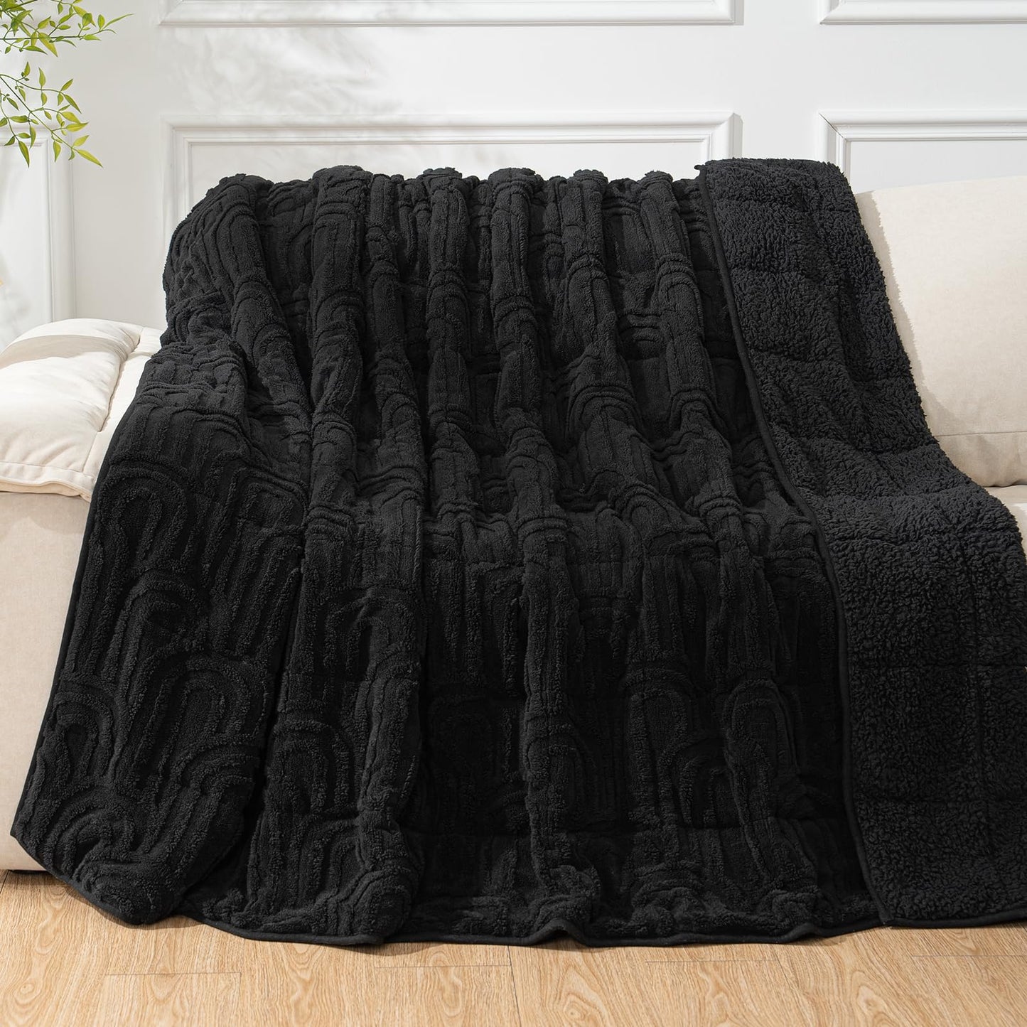 Cottonblue Fleece Sherpa Weighted Blanket