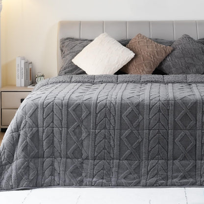 Cottonblue Fleece Sherpa Weighted Blanket