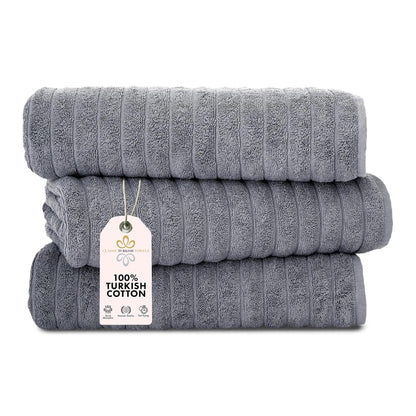 Turkish Cotton Luxury Towel Set Ultra Absorbent Spa Bath Towels