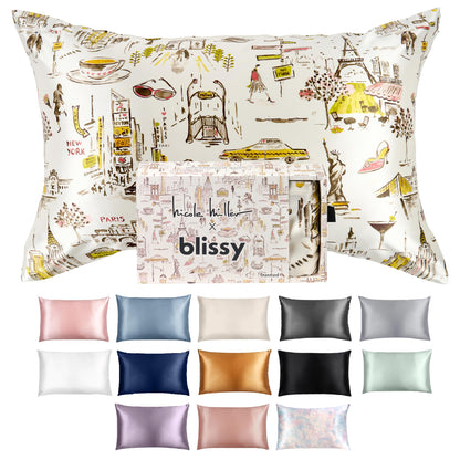 Silk Pillowcase 100% Mulberry Silk 22 Momme Smooth Hair Skin Pillow Cover