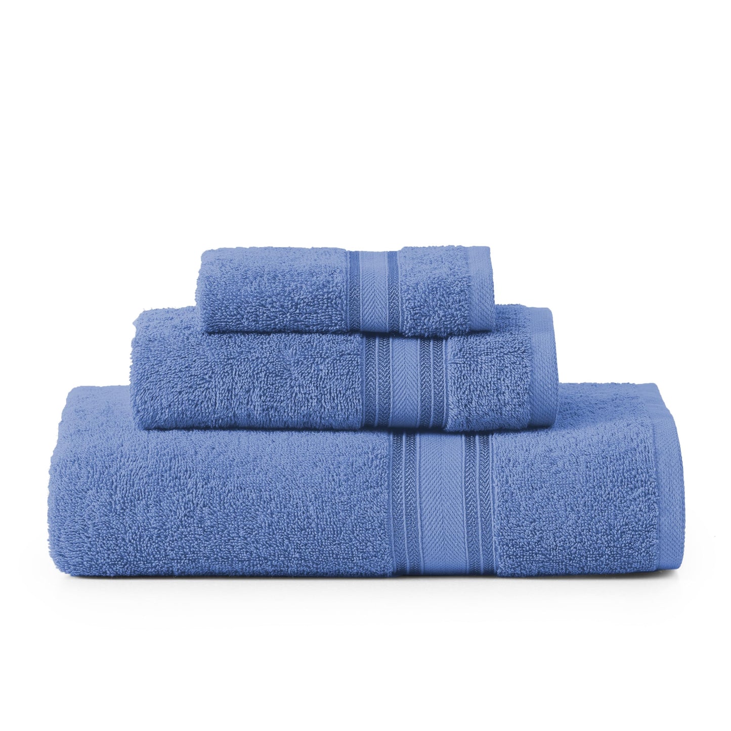 Zero Twist Cotton Bath Towel Set Quick Dry Ultra Absorbent Soft Towels
