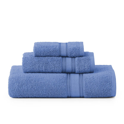 Zero Twist Cotton Bath Towel Set Quick Dry Ultra Absorbent Soft Towels