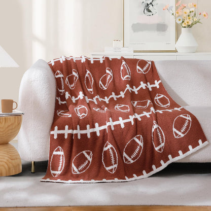 Checkered Microfiber Throw Blanket Soft Couch Sofa Bed Decorative Blanket