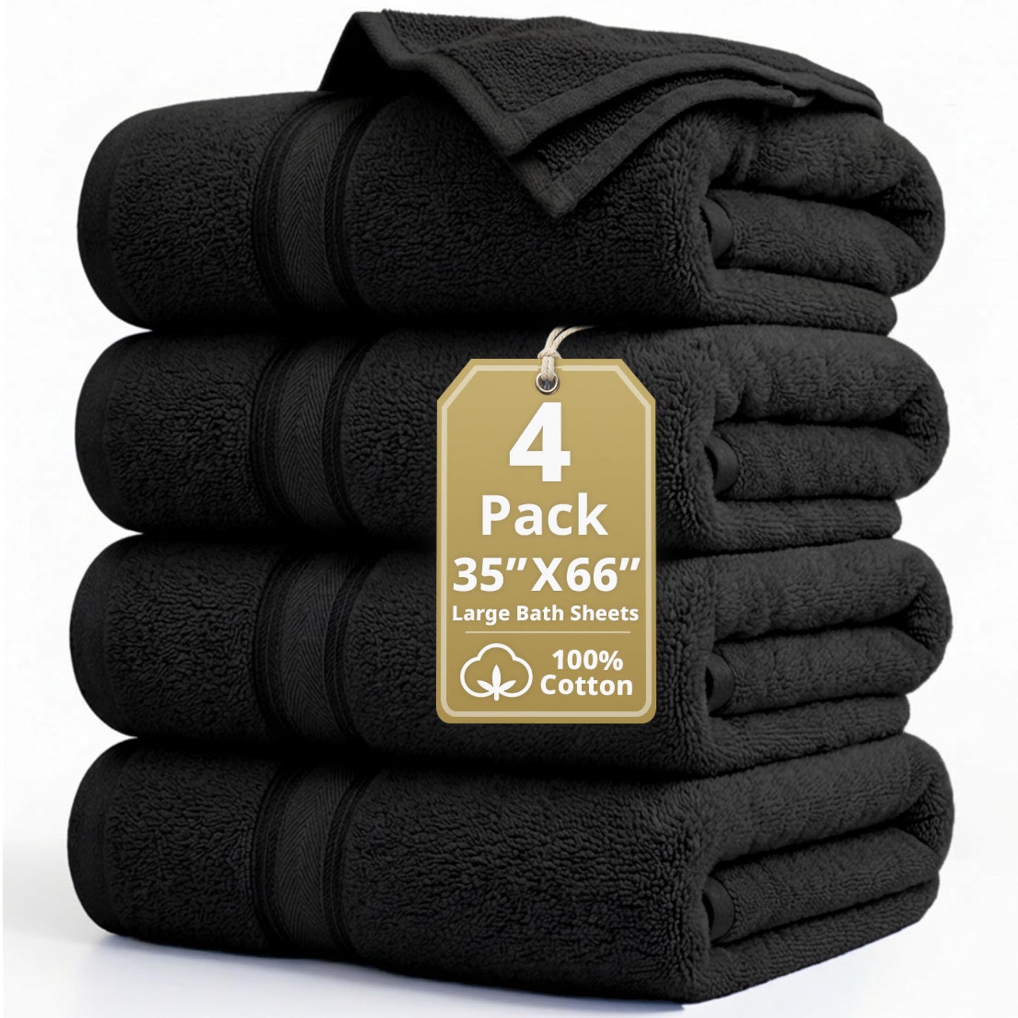 Zero Twist Cotton Bath Towel Set Quick Dry Ultra Absorbent Soft Towels