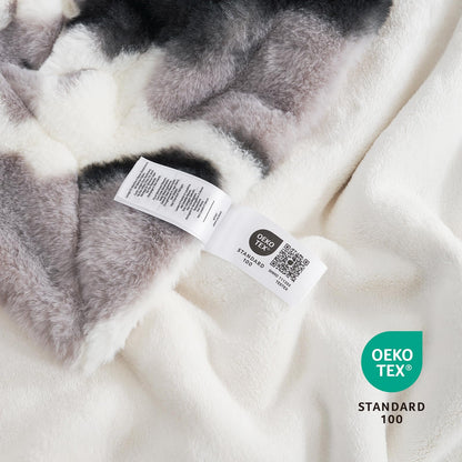 Faux Fur Sherpa Throw Blanket Double Sided Soft Fluffy Warm Couch Bed Blanket