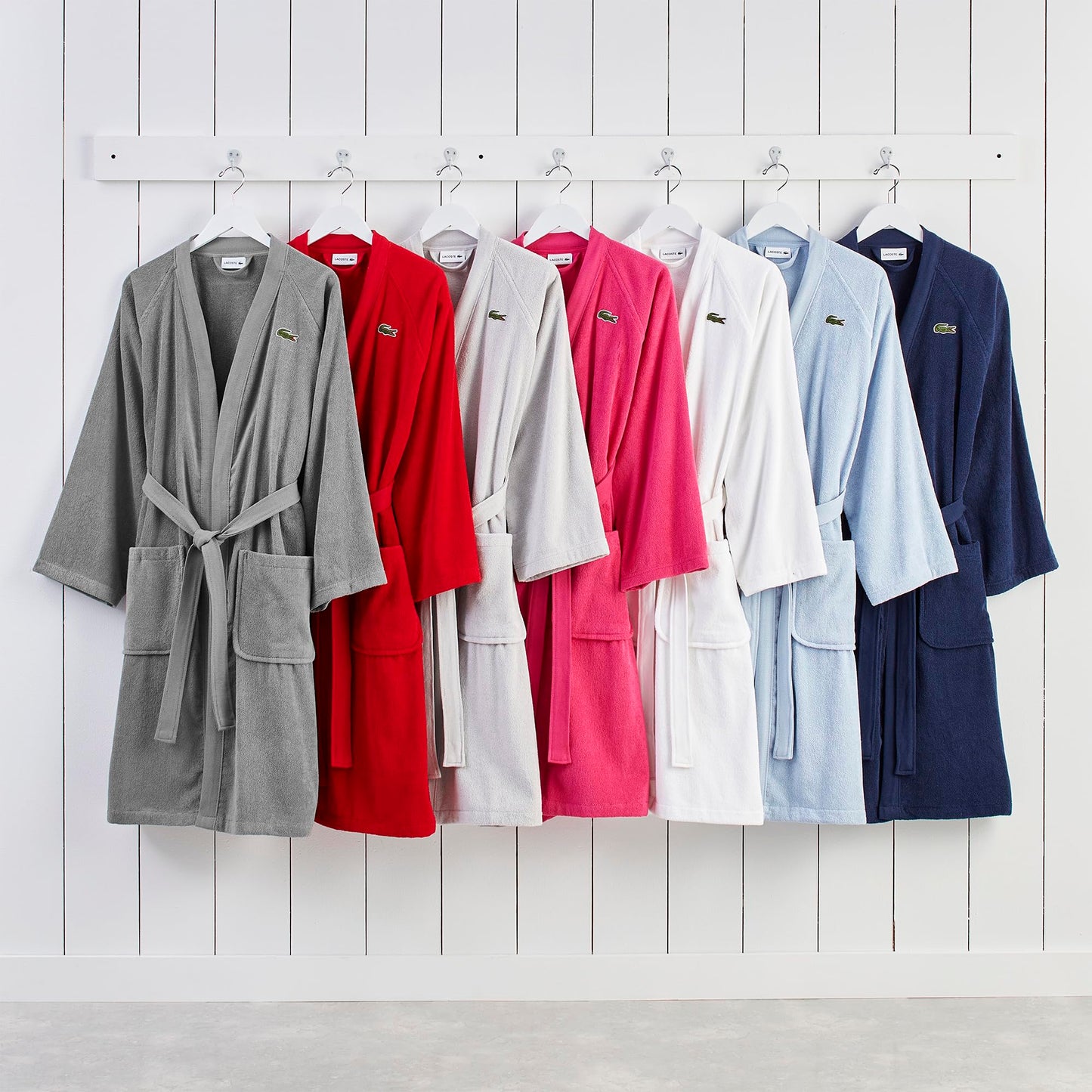 Cotton Terry Bathrobe Unisex Soft Absorbent Quick Dry Spa Robe