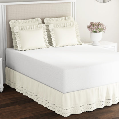 FRESH IDEAS Ruffled Bed Pillow Shams