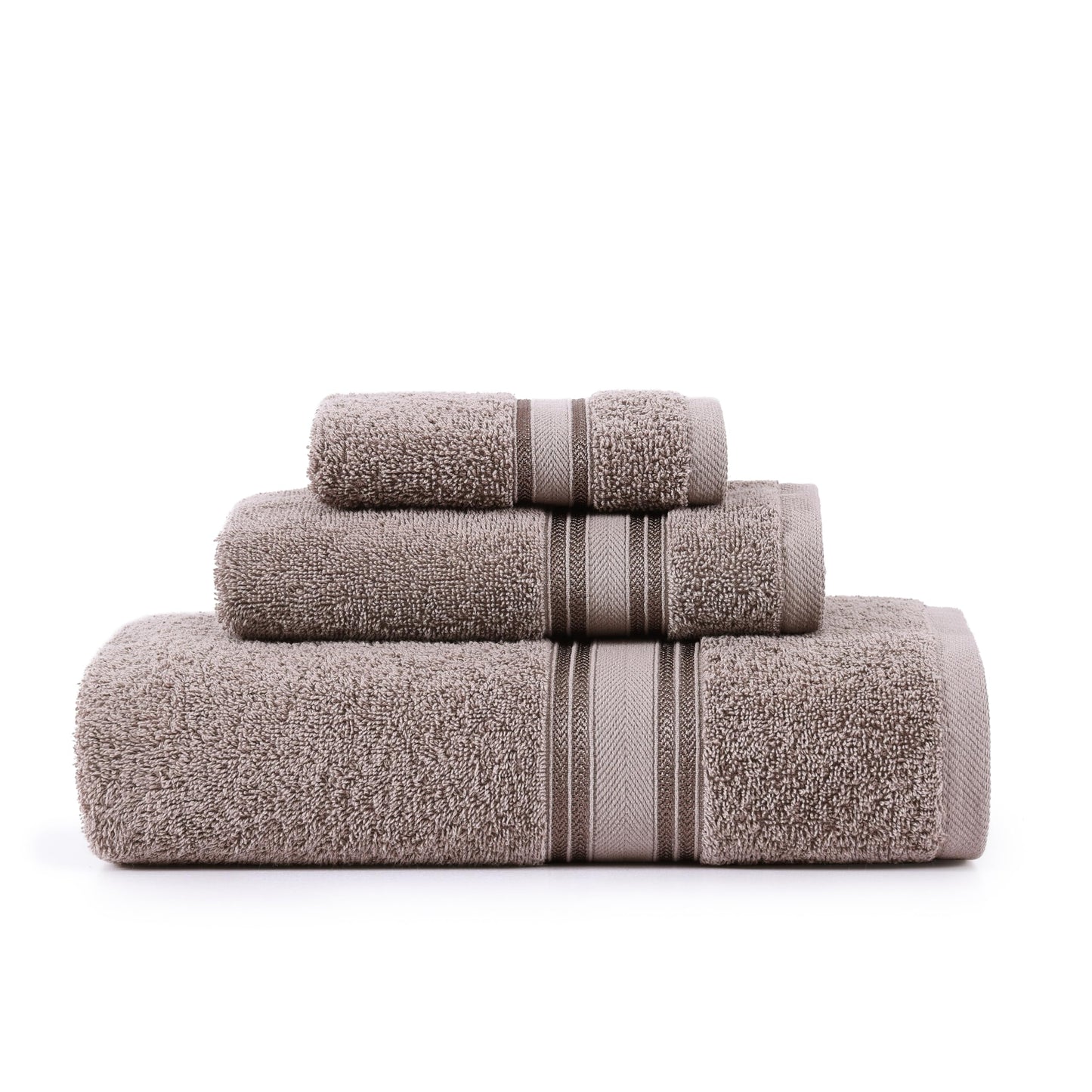 Zero Twist Cotton Bath Towel Set Quick Dry Ultra Absorbent Soft Towels