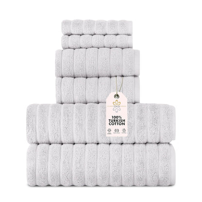 Turkish Cotton Luxury Towel Set Ultra Absorbent Spa Bath Towels