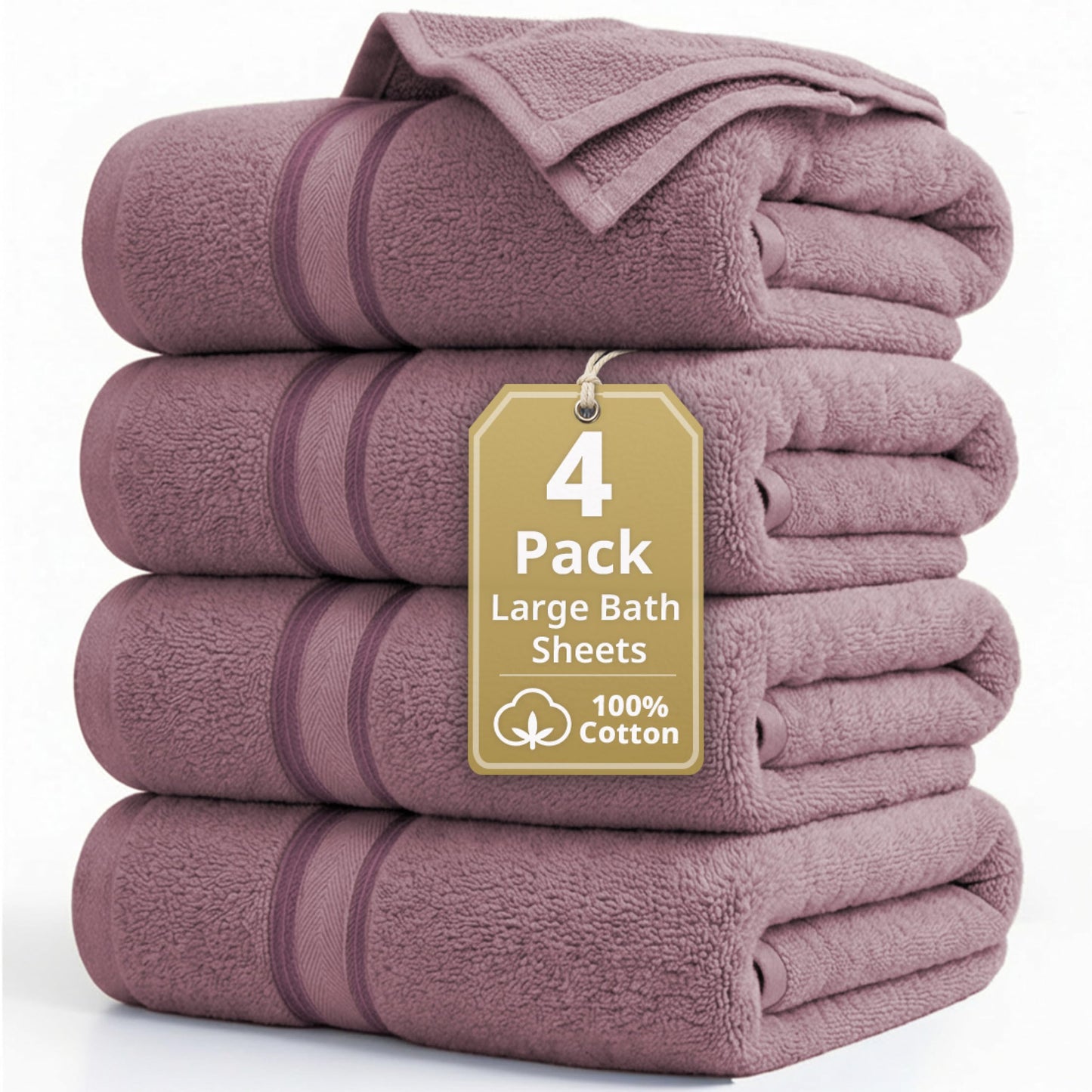 Zero Twist Cotton Bath Towel Set Quick Dry Ultra Absorbent Soft Towels