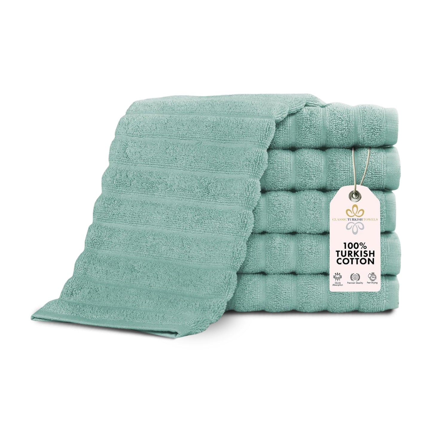 Turkish Cotton Luxury Towel Set Ultra Absorbent Spa Bath Towels