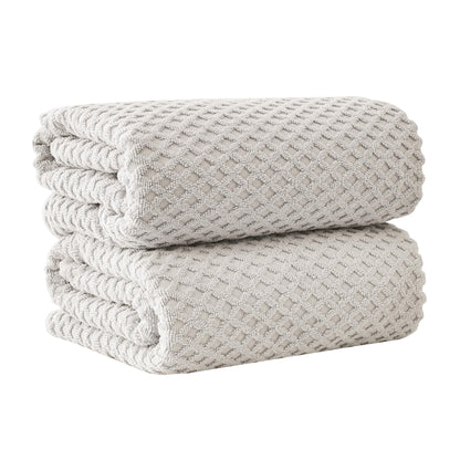 Quick Dry Cotton Bath Towel Set Absorbent Durable Bathroom Towels