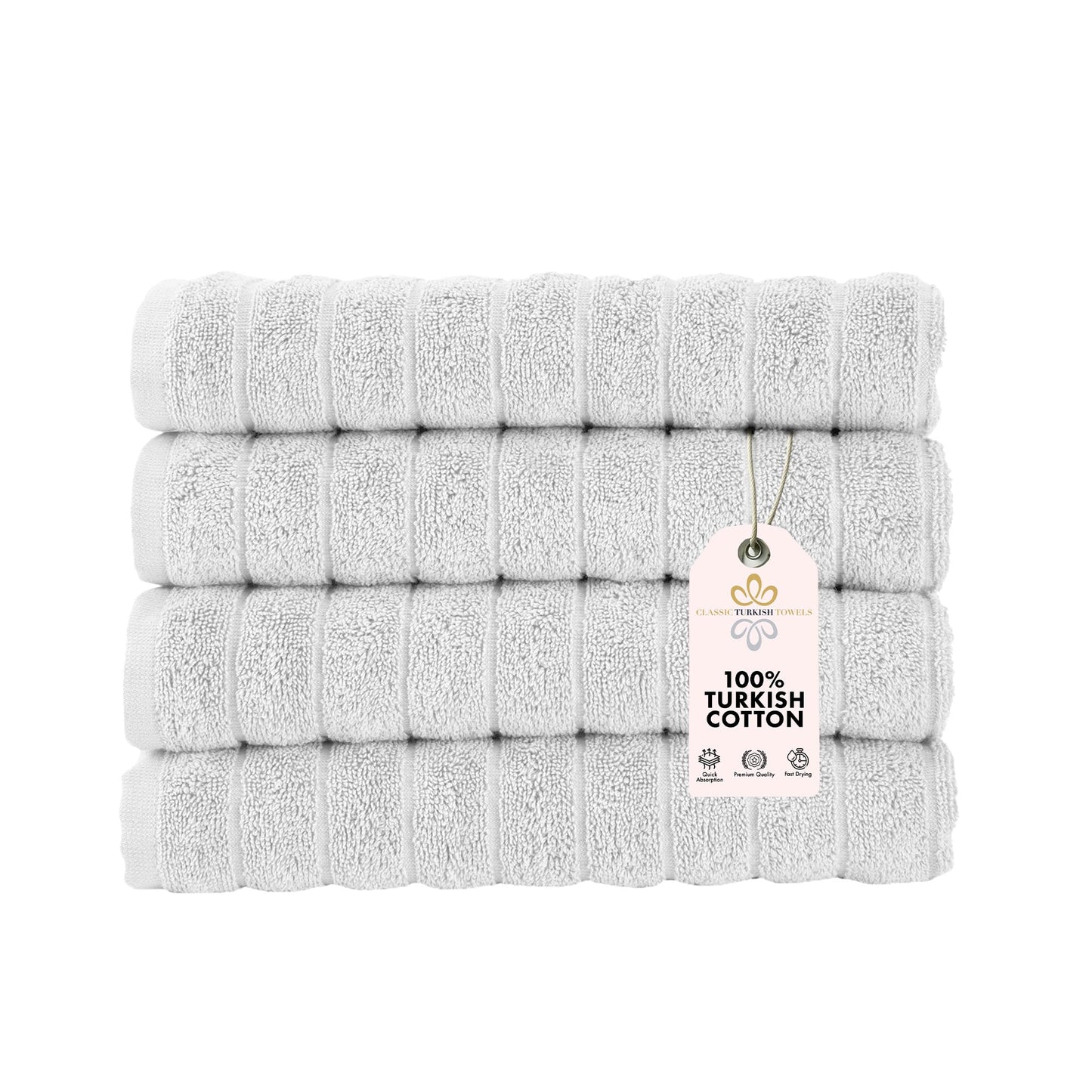 Turkish Cotton Luxury Towel Set Ultra Absorbent Spa Bath Towels