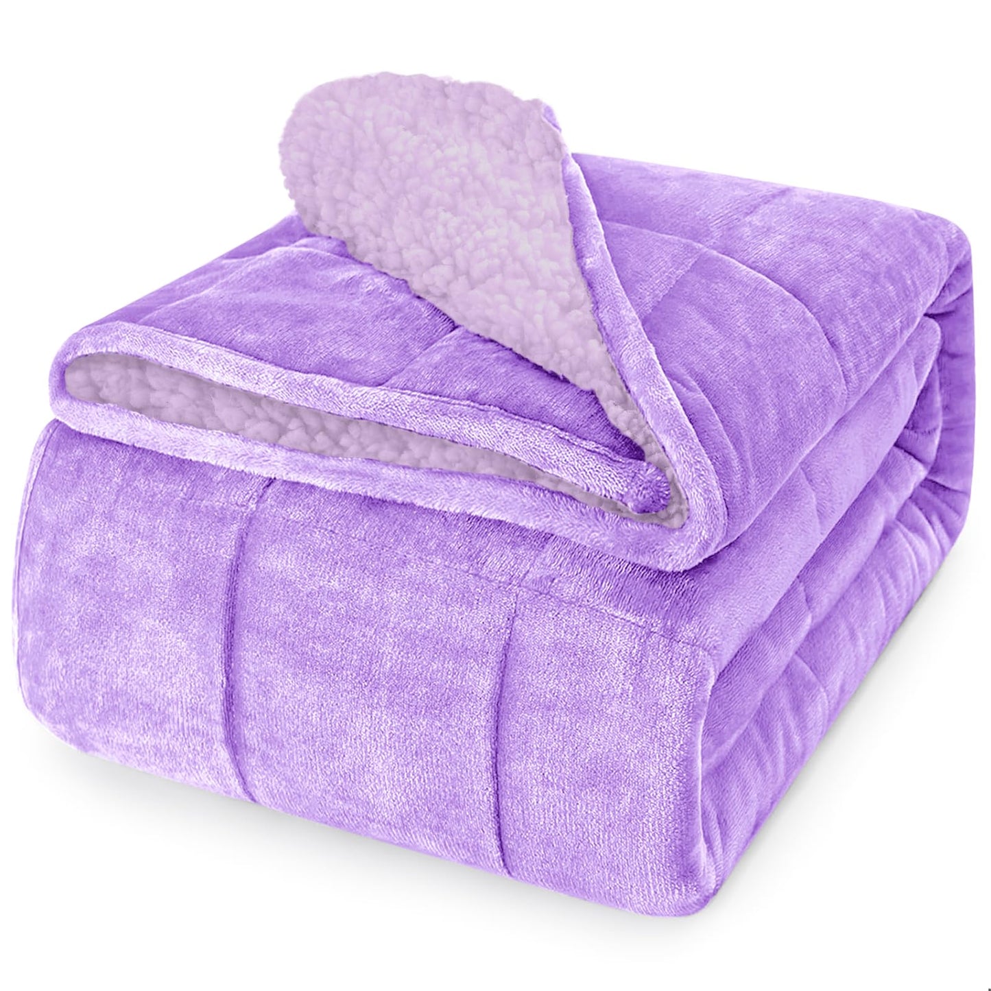 Cooling Weighted Blanket Microfiber Glass Bead Machine Washable Heavy Blanket