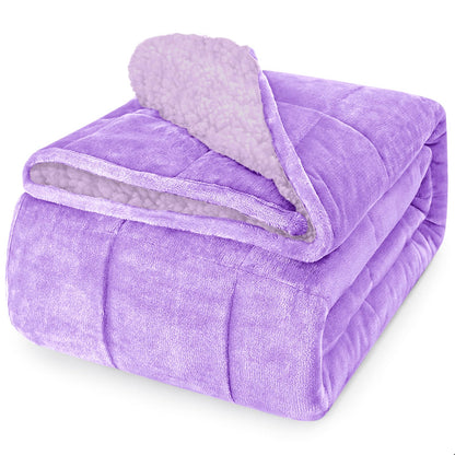 Cooling Weighted Blanket Microfiber Glass Bead Machine Washable Heavy Blanket