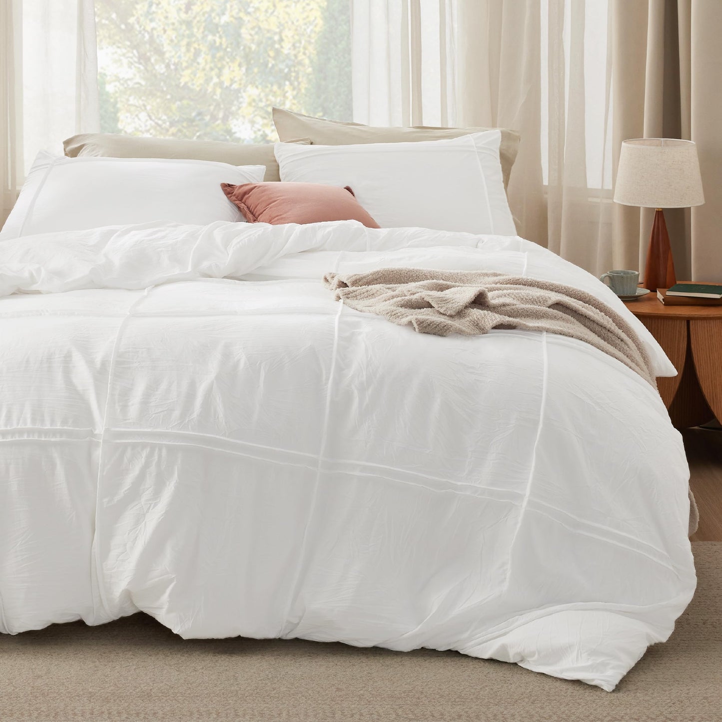 Boho Duvet Cover Soft Breathable All Season Bedding Machine Washable