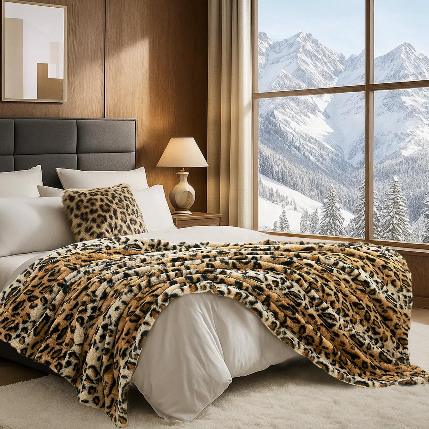 Faux Fur Sherpa Throw Blanket Double Sided Soft Fluffy Warm Couch Bed Blanket