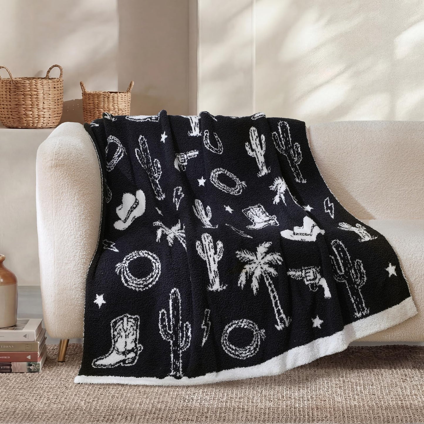 Checkered Microfiber Throw Blanket Soft Couch Sofa Bed Decorative Blanket