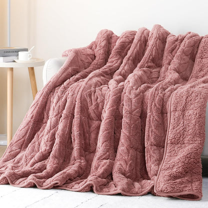 Cottonblue Fleece Sherpa Weighted Blanket