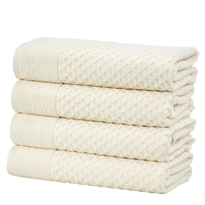 Quick Dry Cotton Bath Towel Set Absorbent Durable Bathroom Towels
