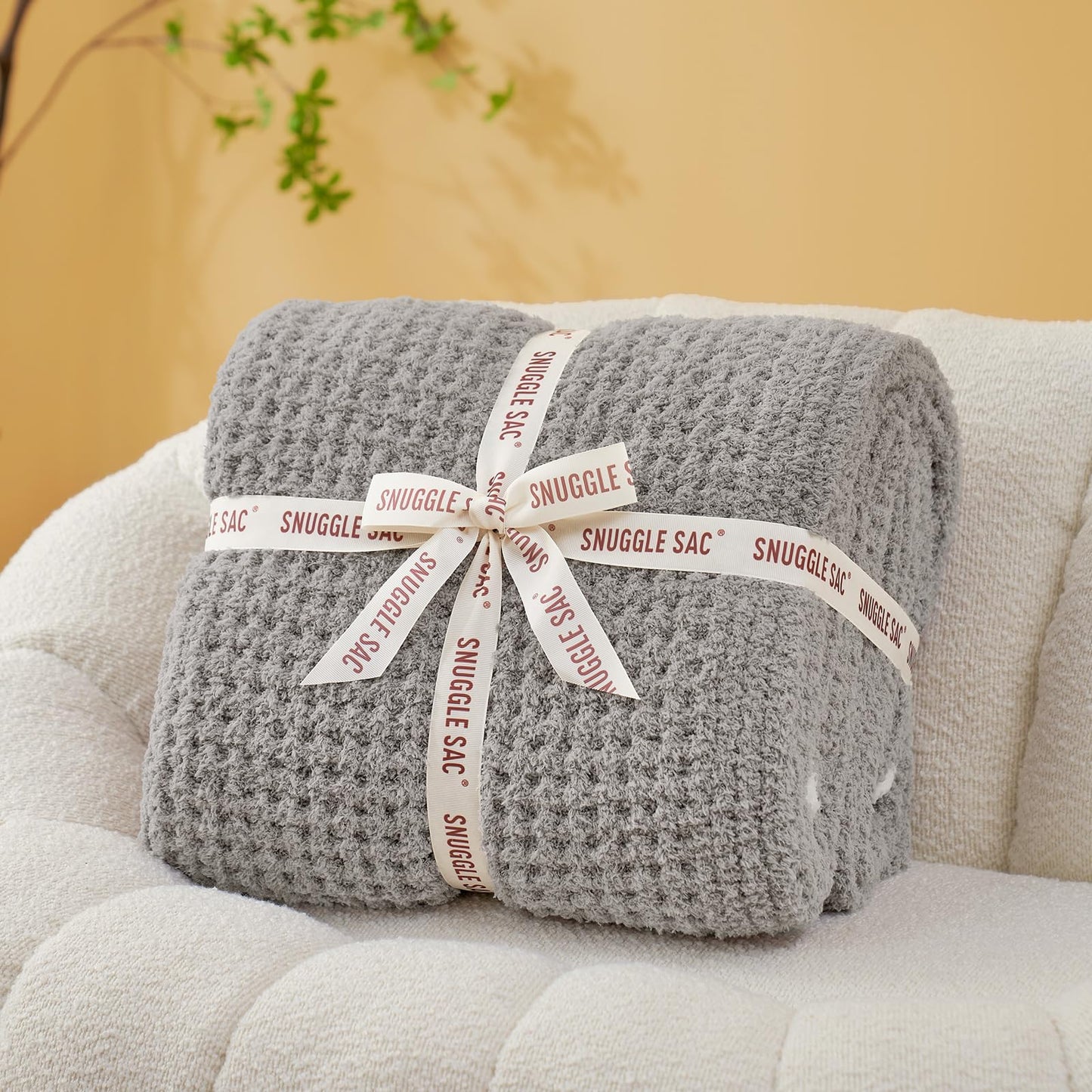 Waffle Throw Blanket Ultra Soft Lightweight Couch Bed Sofa Blanket