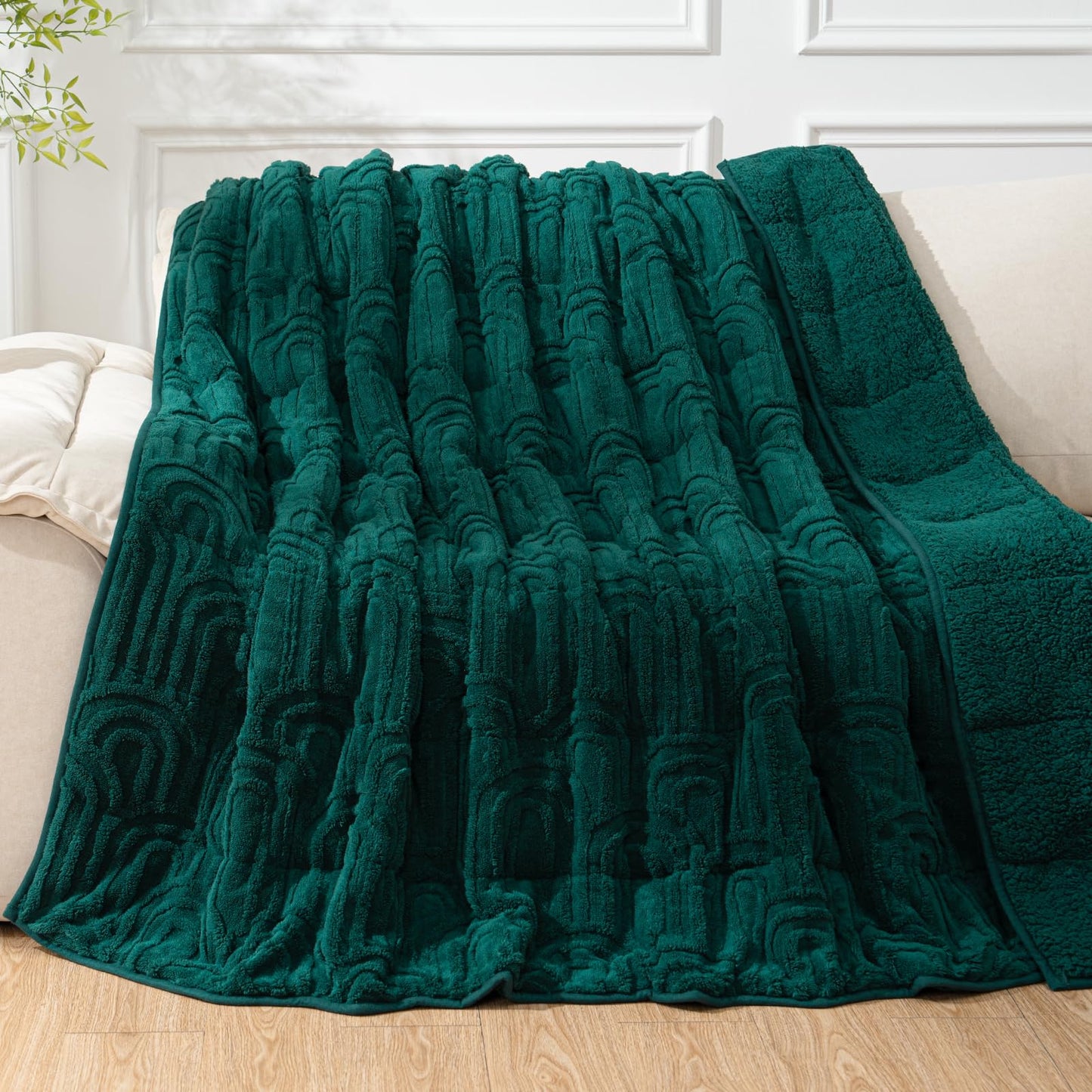 Cottonblue Fleece Sherpa Weighted Blanket