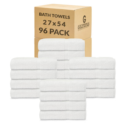 Ring Spun Cotton Bath Towel Set Hotel Spa Soft Absorbent Towels 27x54