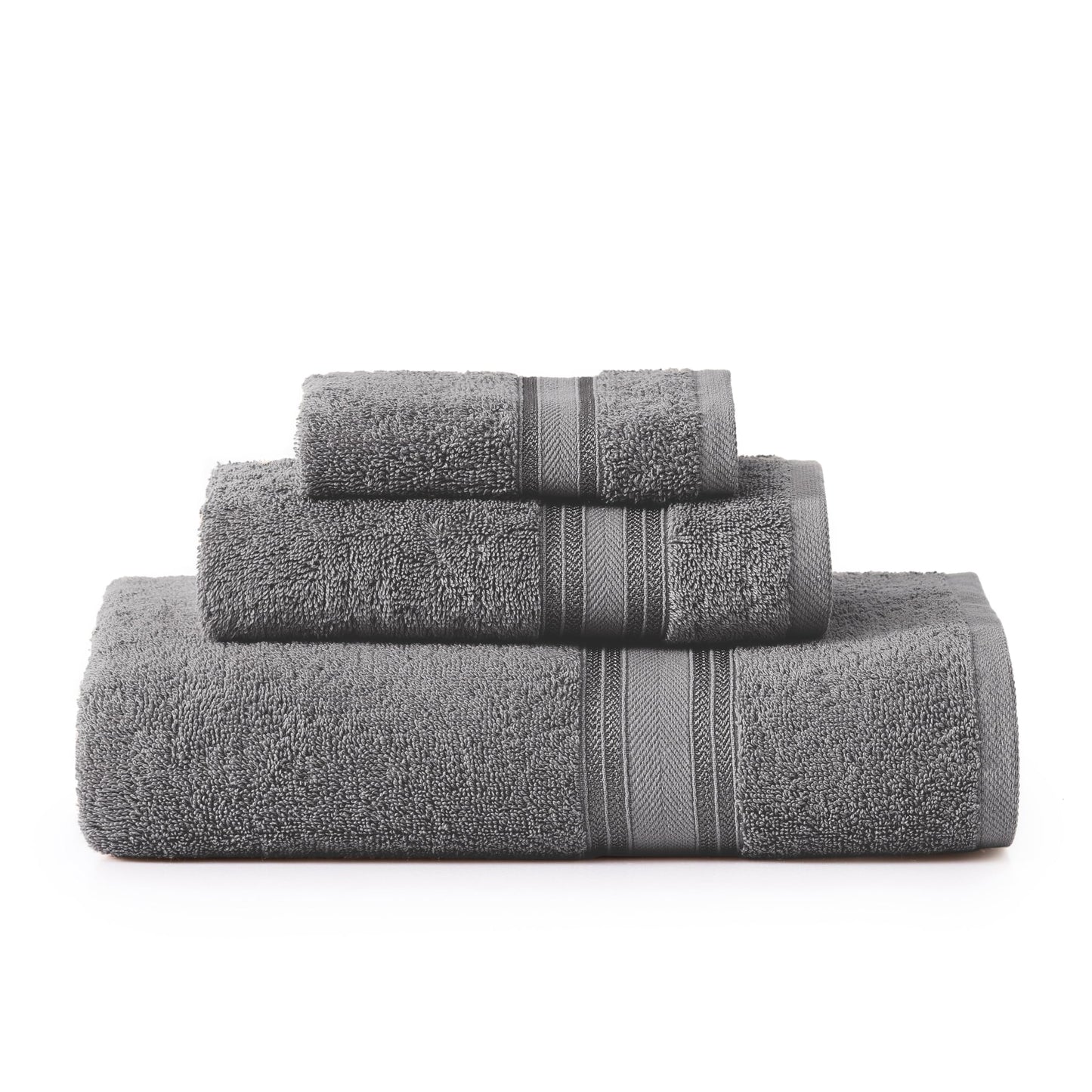 Zero Twist Cotton Bath Towel Set Quick Dry Ultra Absorbent Soft Towels