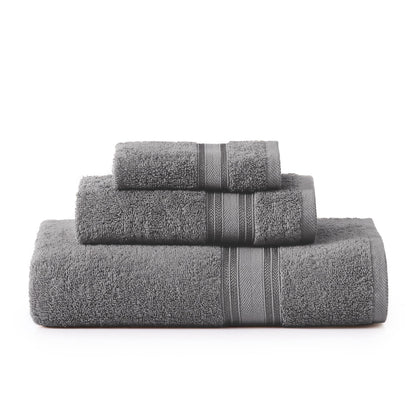Zero Twist Cotton Bath Towel Set Quick Dry Ultra Absorbent Soft Towels