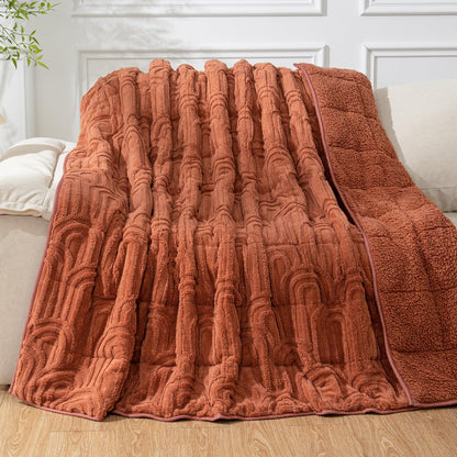 Cottonblue Fleece Sherpa Weighted Blanket