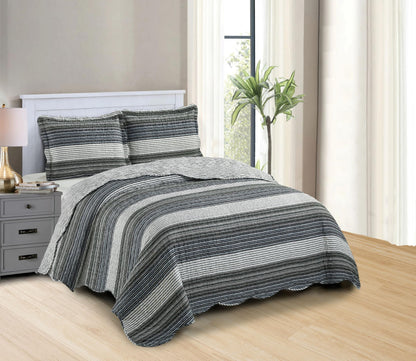 Patchwork Quilt Set Reversible Lightweight All Season Coverlet Bedding