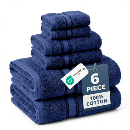 Zero Twist Cotton Bath Towel Set Quick Dry Ultra Absorbent Soft Towels