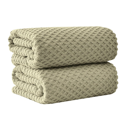 Quick Dry Cotton Bath Towel Set Absorbent Durable Bathroom Towels