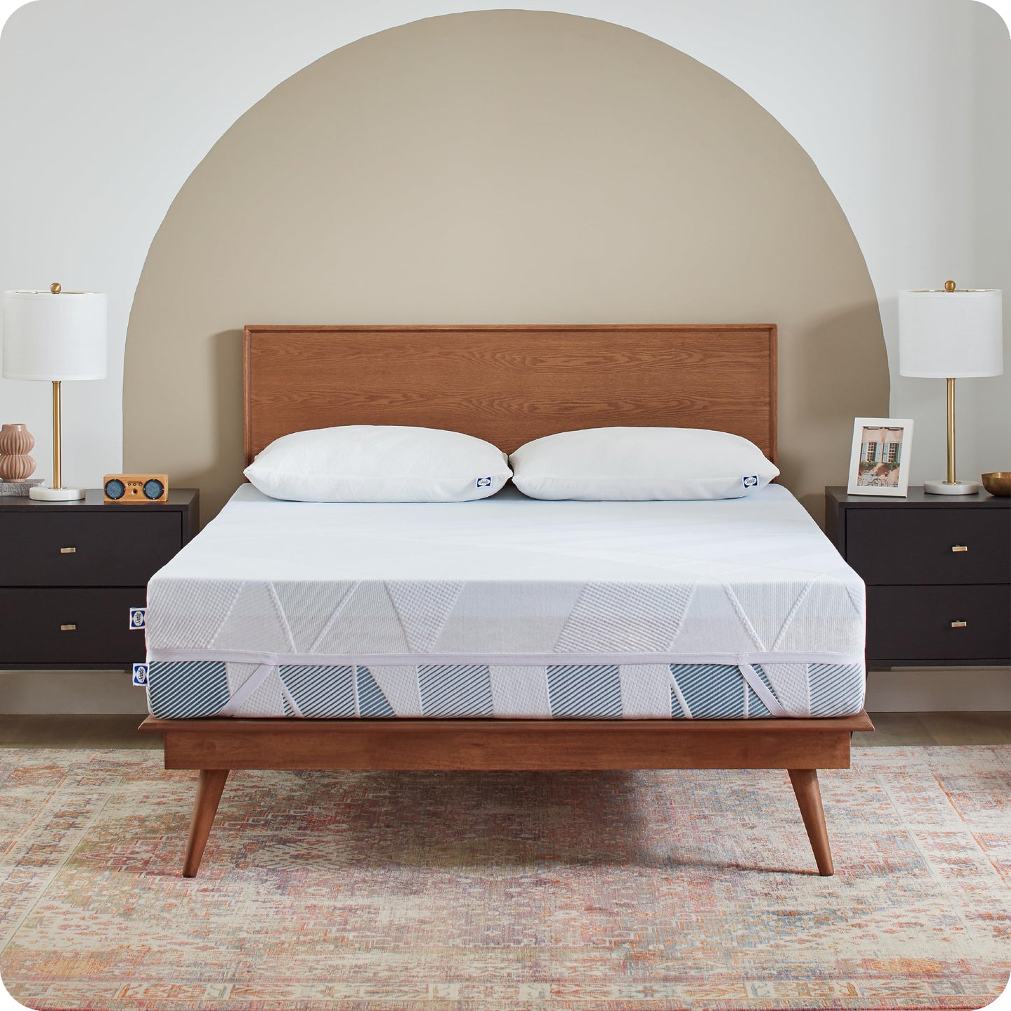 Sealy Dreamlife Gel Memory Foam Mattress Topper with Cooling Cover, Multiple Sizes