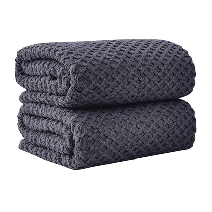 Quick Dry Cotton Bath Towel Set Absorbent Durable Bathroom Towels