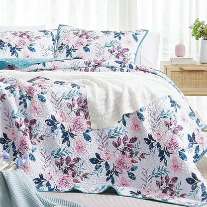 WRENSONGE Floral Quilt Set