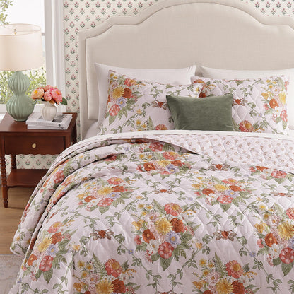 WRENSONGE Floral Quilt Set