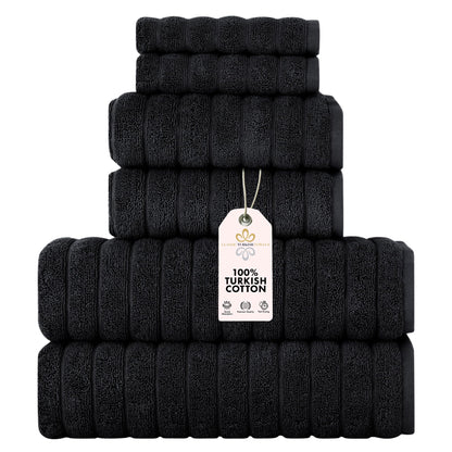 Turkish Cotton Luxury Towel Set Ultra Absorbent Spa Bath Towels