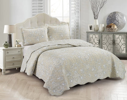 Patchwork Quilt Set Reversible Lightweight All Season Coverlet Bedding